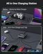 Настільний USB зарядний пристрій хаб 6в1 220W GaN3 (4*USB Type-C, 2*USB Type-A, швидка зарядка) 120101.2 фото 8