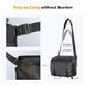 Cумка на плечо для фотоаппарата K&F Concept Camera Sling Bag 10л Urban Wander 10 Black (KF13.163) KF13.163 фото 7