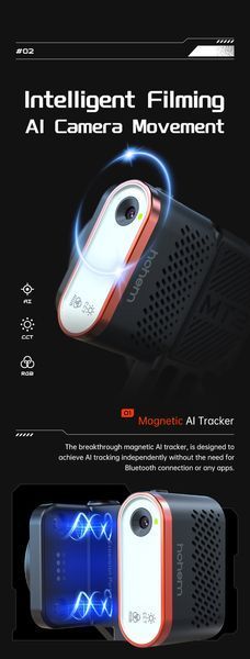 Стабілізатор відеозйомки триосьовий Hohem iSteady MT2 + KIT для камери, смартфона