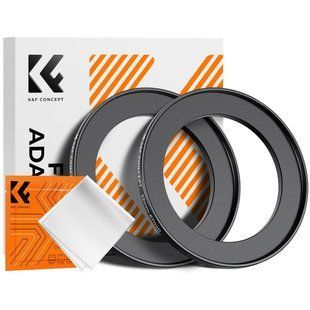 Переходное кольцо 52-67 мм K&F Concept для объектива камеры, светофильтров с шагом вверх комплект 2шт.(KF05.340) KF05.340 фото