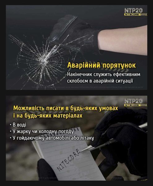 Титановая ручка Nitecore NTP20 011210 фото
