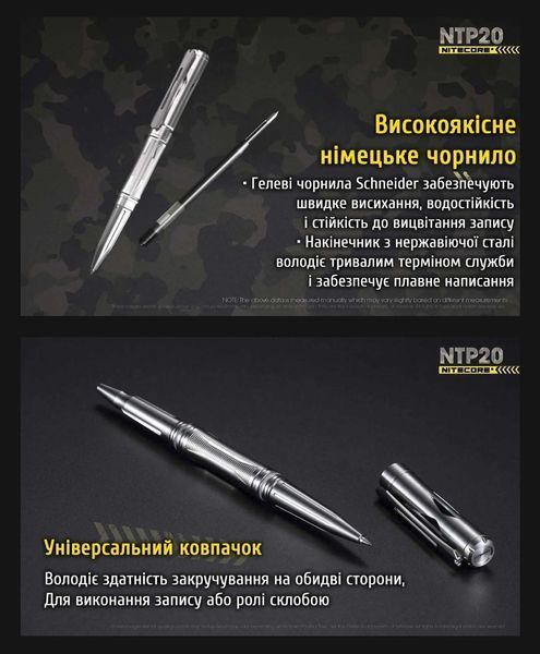 Титановая ручка Nitecore NTP20 011210 фото
