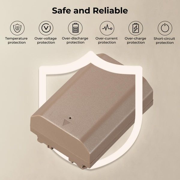 Акумуляторна батарея K&F Concept NP-FZ100 для Sony A7iii A7Riii A7RIV A9 A6600 A6700 2280mAh з входом Type C (KF28.0023)