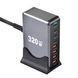 Настольное USB зарядное устройство хаб 8в1 320W GaN3 (4*USB Type-C, 4*USB Type-A, быстрая зарядка) 120101.3 фото 3