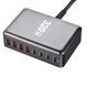 Настольное USB зарядное устройство хаб 8в1 320W GaN3 (4*USB Type-C, 4*USB Type-A, быстрая зарядка) 120101.3 фото 4