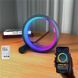 Розумний світлодіодний нічник RGB-O 15см настільна атмосферна лампа з пультом та bluetooth підключенням до смартфона (світіння в р 100228 фото 1