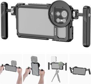 Клітка рамка NEEWER PA021 для смартфона Samsung S23 Ultra з ручками та адаптером для фільтра об'єктива 050307 фото