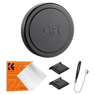 Кришка об'єктива з алюмінієвого сплаву K&F Concept для камери Ricoh GR II, GR III, GR IIIx (SKU.2255) SKU.2255 фото