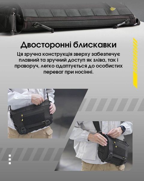 Універсальна повсякденна сумка Nitecore SLB06 чорна (Cordura 500D, 7л)