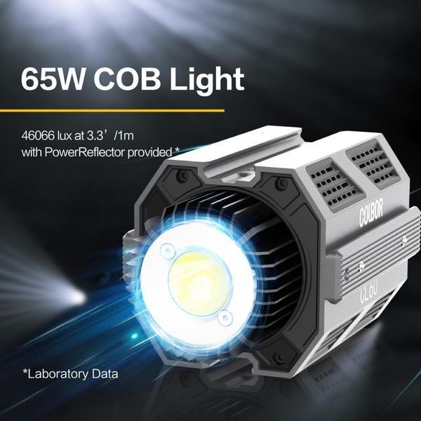Світильник студійний світлодіодний COLBOR CL60R RGB чорний 060106 фото
