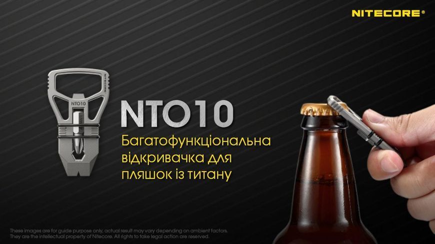 Титановий мультитул Nitecore NTO10