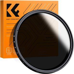 Нейтрально-серый светофильтр K&F Concept Nano-B с переменной плотностью 67 мм ND2 - ND400 SKU.0127V1 070116 фото