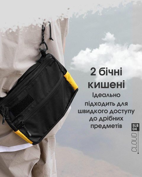 Універсальна повсякденна сумка через плече Nitecore SLB04 чорна (нейлон 400D, 1,5л)