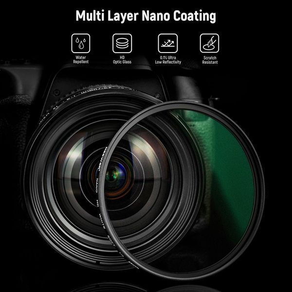 Фільтр м'якого білого туману NEEWER Soft White Diffusion 1/4 NW-S SERIES 58mm 10101919 фото