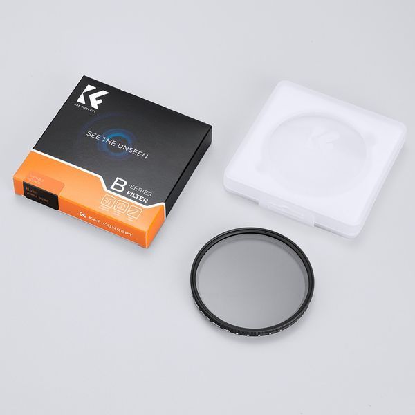 Светофильтр K&F Concept Nano-B с переменной плотностью 52 мм ND2 - ND400 9 ступеней (KF01.1107) KF01.1108 фото