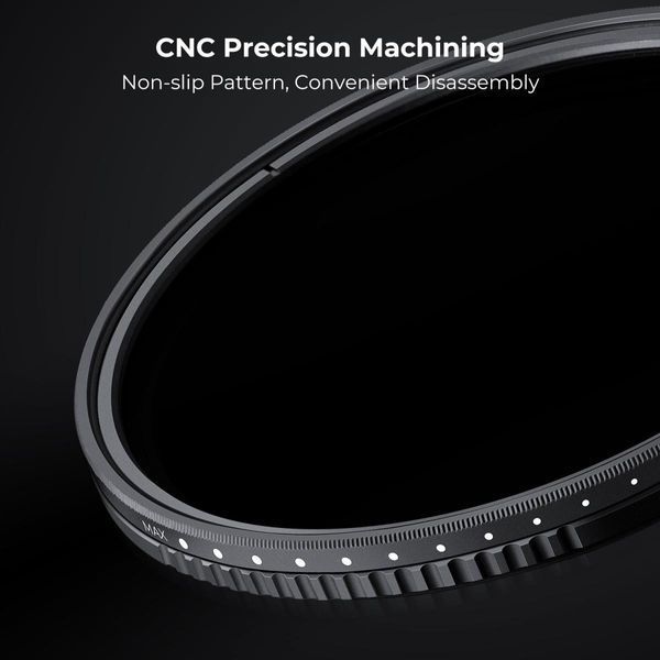 Світлофільтр K&F Concept Nano-D Series Variable ND2-400 зі змінною нейтральною щільністю 62мм (KF01.2359V1)