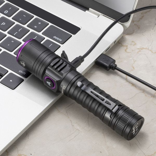 Ультрафіолетовий ручний ліхтар 3х395нм 15Вт (1*18650, USB Type-C) 150104.1 фото