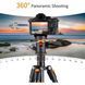 Професійний штатив для камери K&F Concept K234A1+BH-28 (висота 1,6м, вантажопідйомність 10кг) (KF09.080V1) KF09.080V1 фото 5