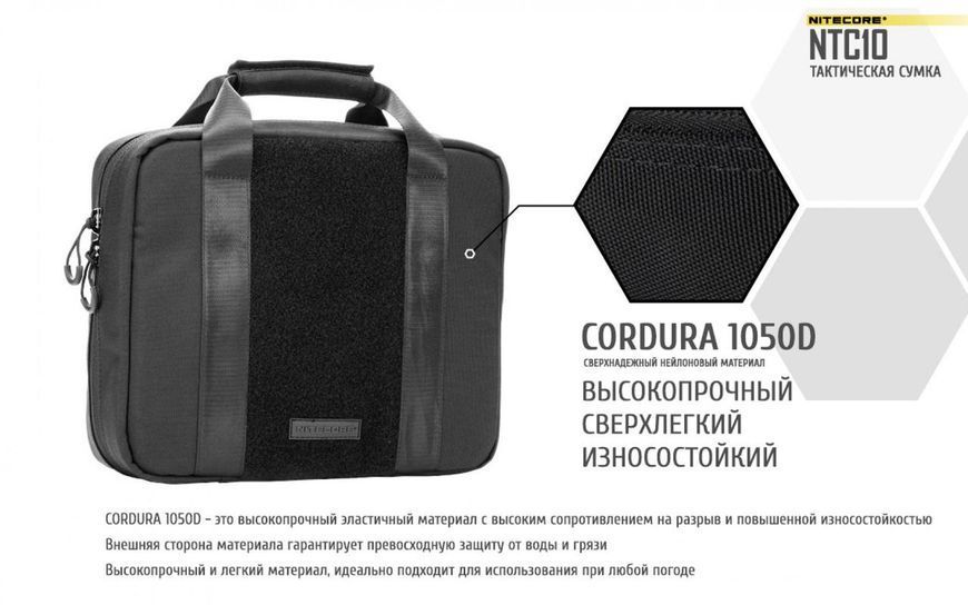Сумка ручна Nitecore NTC10 (CORDURA 1050D) 010804 фото