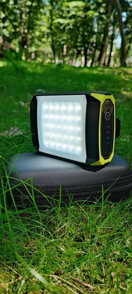 Водостійкий кемпінговий ліхтар - павербанк BS-3600 LED лампа 400 люмен