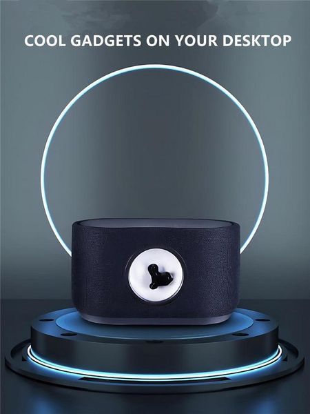 Bluetooth-колонка Sovenomund Ferrofluid із бездротовим зарядним пристроєм для смартфона 15 Вт Dark Grey