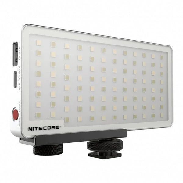 Світло накамерне Power Bank Nitecore SCL10 (96xLED, 800 люмен, 3 режими, Регулювання яскравості і кольорової температури,10000мАг)
