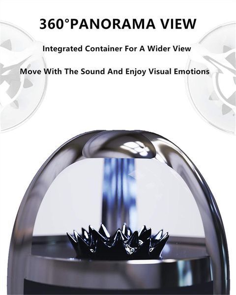 Панорамна Bluetooth-колонка декоративна лампа Sovenomund Dancing Ferrofluid 360&deg; 100313.2 фото