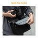 Сумка через плечо для фотоаппарата K&F Concept Camera Sling Bag 5L Urban Wander 05 (черный) (KF13.179) KF13.179V2 фото 3