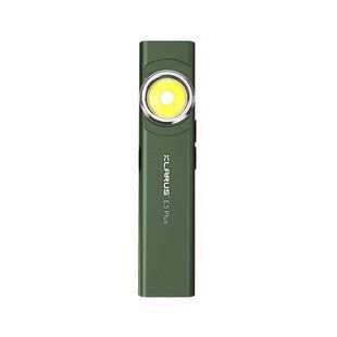 Ультратонкий магнітний кишеньковий EDC ліхтар із кліпсою Klarus E5 Plus Green (650Лм, 500мАг)