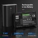 Комплект из двух аккумуляторов Neewer LP-E6/E6N 2000 mAh с двухканальным зарядным устройством для Canon 10090503 фото 2