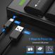 Комплект из двух аккумуляторов Neewer LP-E6/E6N 2000 mAh с двухканальным зарядным устройством для Canon 10090503 фото 5