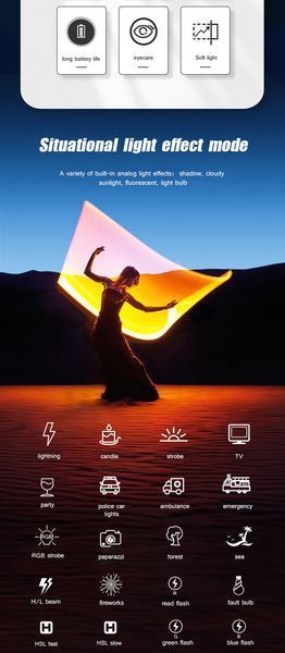 Різнокольорова LED лампа для фотостудії Stick RGB 50см, CRI 95+, 2500-9000К з кріпленням на штатив 100501 фото