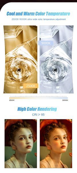 Різнокольорова LED лампа для фотостудії Stick RGB 50см, CRI 95+, 2500-9000К з кріпленням на штатив 100501 фото