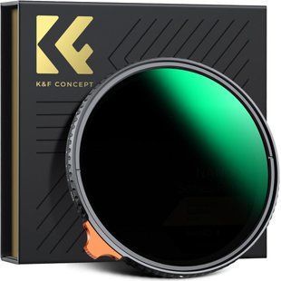 Світлофільтр K&F Concept Nano-X Series Variable ND2-400 зі змінною нейтральною щільністю 58мм (KF01.1461)