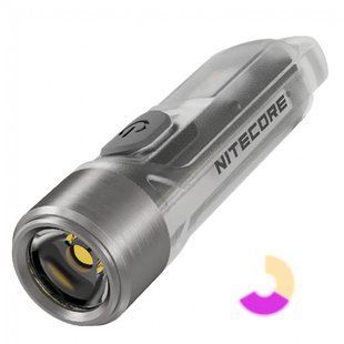 Потужний міні-наключний ліхтар Nitecore TIKI (300Люмен, 71м, УФ 365нм, USB Type-C) 010340 фото