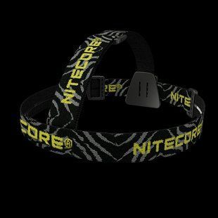 Пов'язка для кріплення ліхтаря на голову Nitecore (HC серія), чорна 011602 фото
