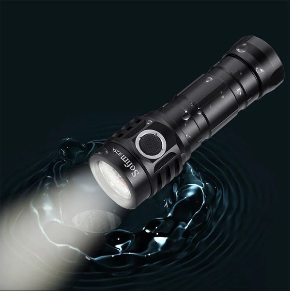 Аккумуляторный ручной фонарь Sofirn IF25A (4*SST20 LED, 3800 Люмен, 4000К, 420м, 1*21700, USB Type-C) 040106.1 фото