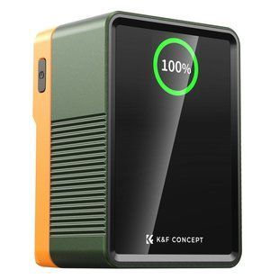 Аккумуляторная V-Mount батарея K&F Concept KF-V99 Pro 6700mAh 14.8V PD100 Вт с DC/D-Tap/двома USB-C/USB-A/TFT диспл.(KF28.0024V2) KF28.0024V2 фото