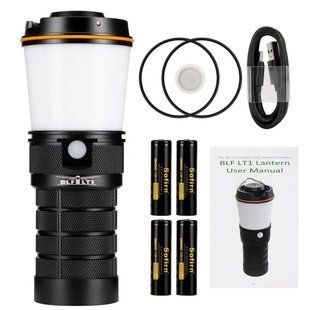 Акумуляторний кемпінговий ліхтар Sofirn BLF LT1 чорний, з функцією Power Bank (4*3000мАг), 2700-5000К 040301 фото