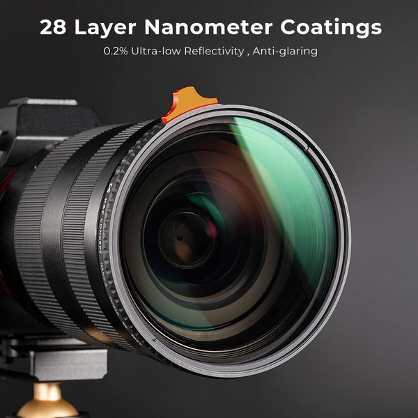 Світлофільтр нейтральної щільності K&F Concept Nano-X Series Variable ND3-1000 58мм (KF01.2007)