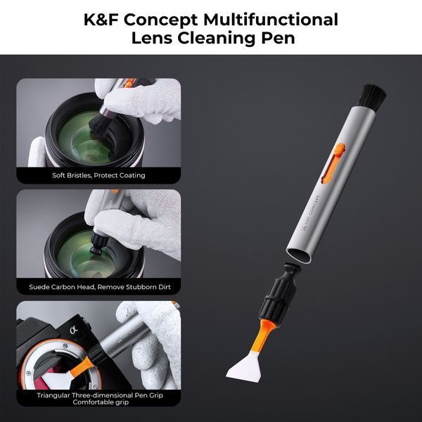 Професійний набір для чищення оптики K&F Concept Optical Cleaning Kit 23 в 1 для фото та відеотехніки (SKU.1919)