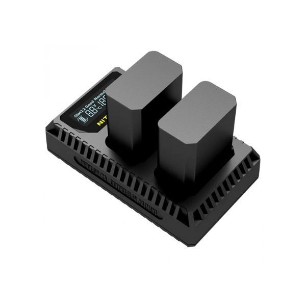 Двухканальное зарядное устройство Nitecore USN1 для аккумуляторов NP-FW50 камер Sony 010406 фото