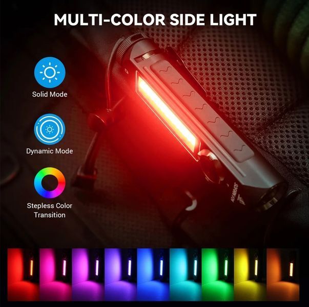 Аккумуляторный ручной фонарик Sofirn IF24 RGB (2000Люмен, 251м, 1*18650, 6000-6500К) 040113 фото