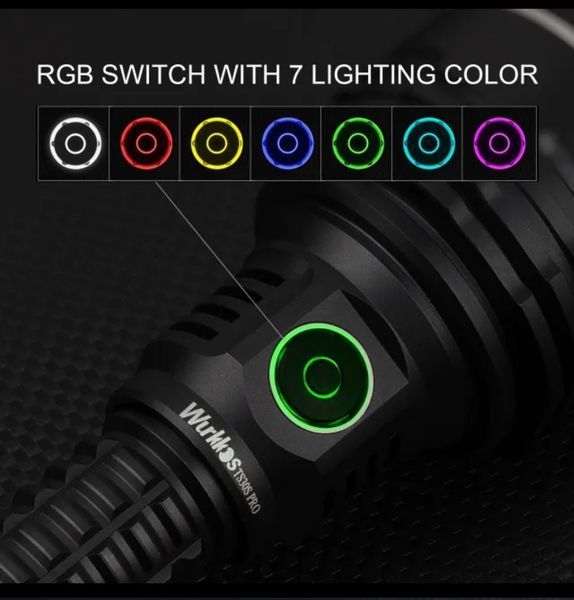 Мощный дальнобойный фонарь Wurkkos TS30S PRO (6000 Люмен, 1086 м, SBT90.2 LED BLF Anduril 2.0, IP68, 1*21700) 040401 фото