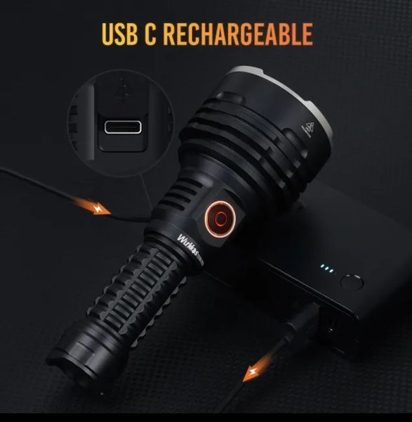 Мощный дальнобойный фонарь Wurkkos TS30S PRO (6000 Люмен, 1086 м, SBT90.2 LED BLF Anduril 2.0, IP68, 1*21700) 040401 фото