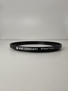 Перехідник K&F Concept для об'єктива камери, світлофільтрів з кроком вверх 67-72мм
