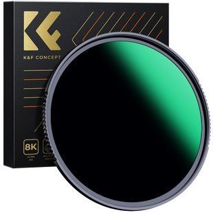 Світлофільтр з фіксованою нейтральною щільністю K&F Concept Nano-X ND1000 (10 ступенів) 62мм (KF01.1004)