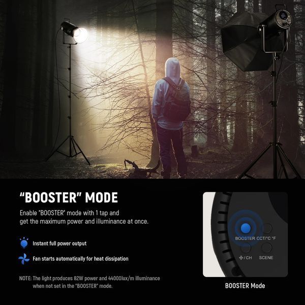 Мощный двухцветный студийный видеосвет NEEWER CB300B 320 Вт Bi-Color LED Video Light (2700-6500K, APP контроль, поддержка 2,4G) 10103256 фото