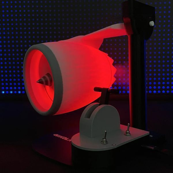 Вентилятор настільний декоративна прикраса Модель двигуна NIKOLATOY USB Turbofan з ультразвуковим розпилювачем 100312 фото
