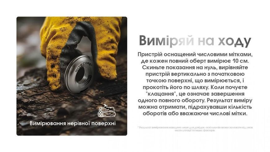 Титановое измерительное кольцо, линейка, подвеска на шею Nitecore Halo 10 011212.2 фото